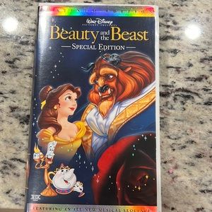 Very rare special edition Beaty and the Beast VHS